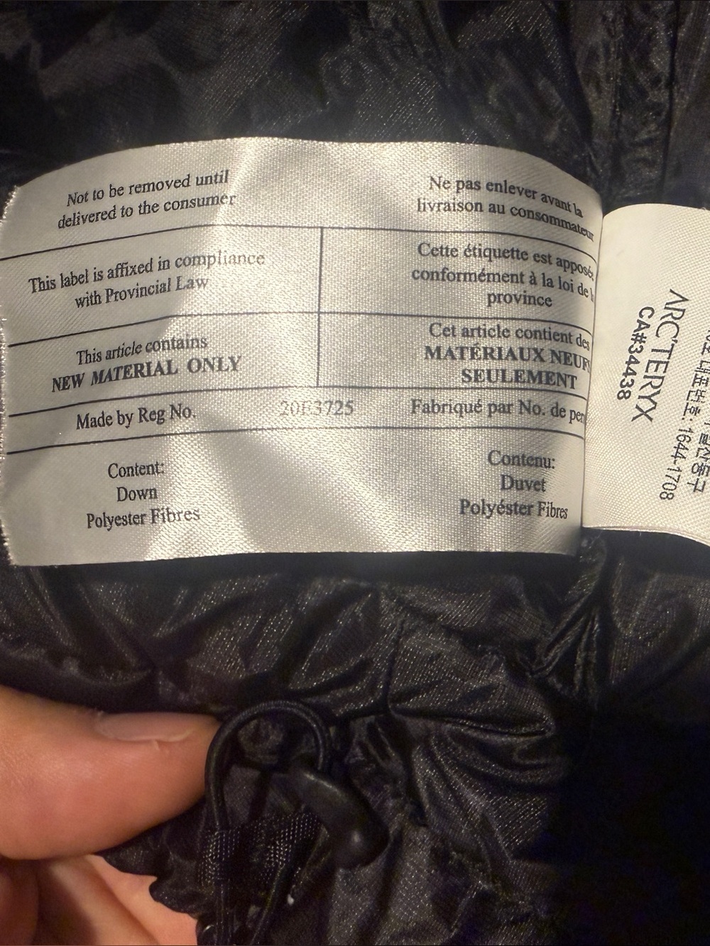 Arc'teryx Cerium Vest Men's Lightweight Warm Puffer Down Vest Black, Large - Picture 6 of 10